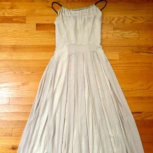 Champagne glitter long dress